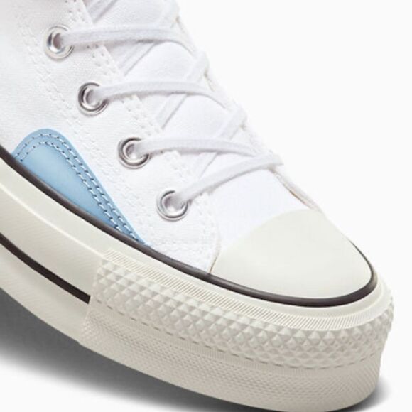 Converse Converse All Star Lift Platform Chrome Sneaker Shoes size 8 - Picture 13 of 15